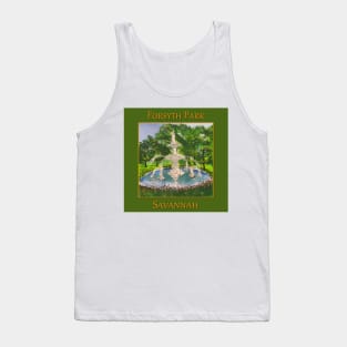 Forsyth Park in Savannah Georgia Tank Top